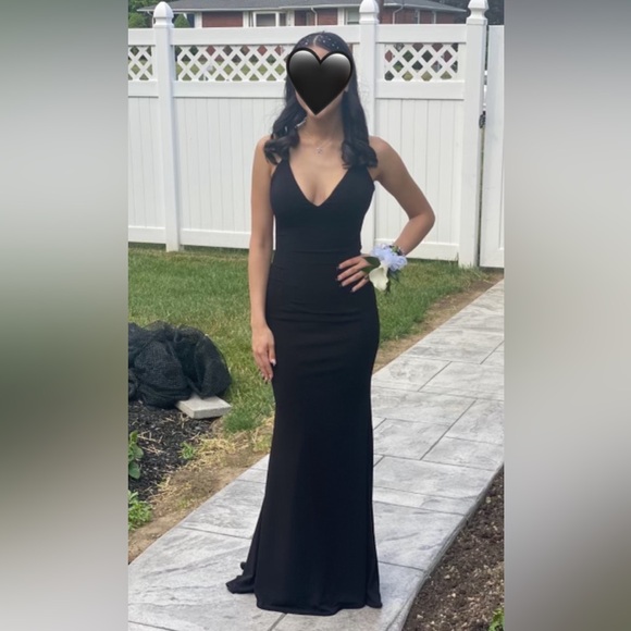 V Neckline Fitted Jovani Gown 00512 - Picture 2 of 5